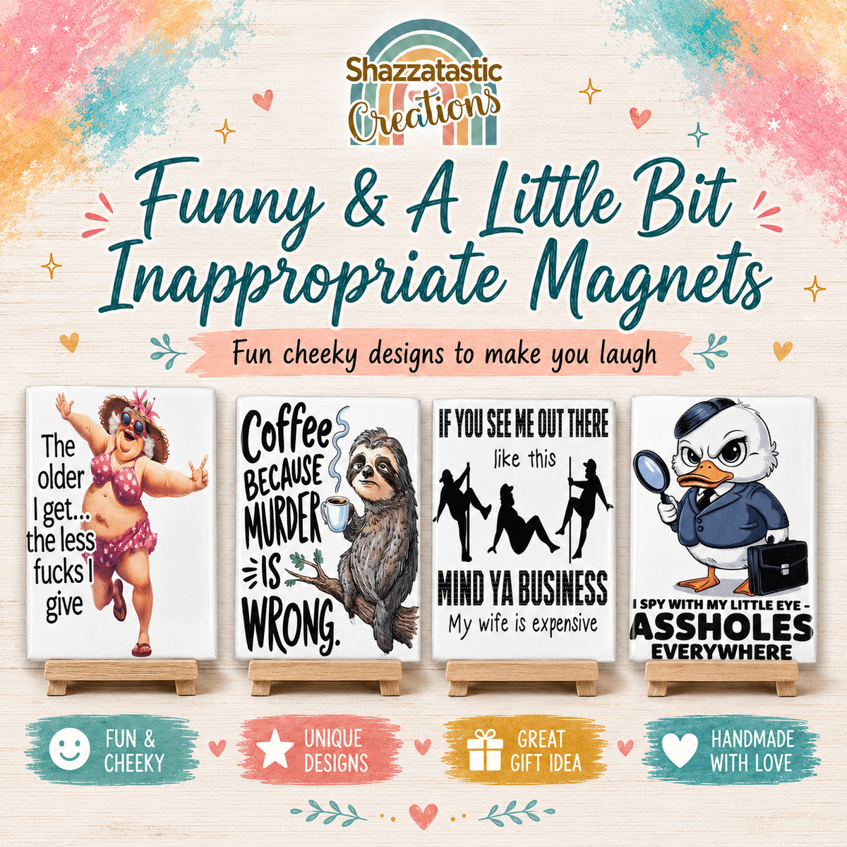 Funny & a little bit Inappropriate Magnets