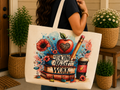 Teaching Is Heart Work – Tote Bag