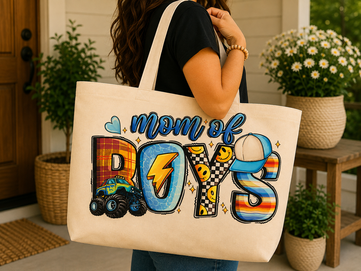 Mom of Boys – Tote Bag