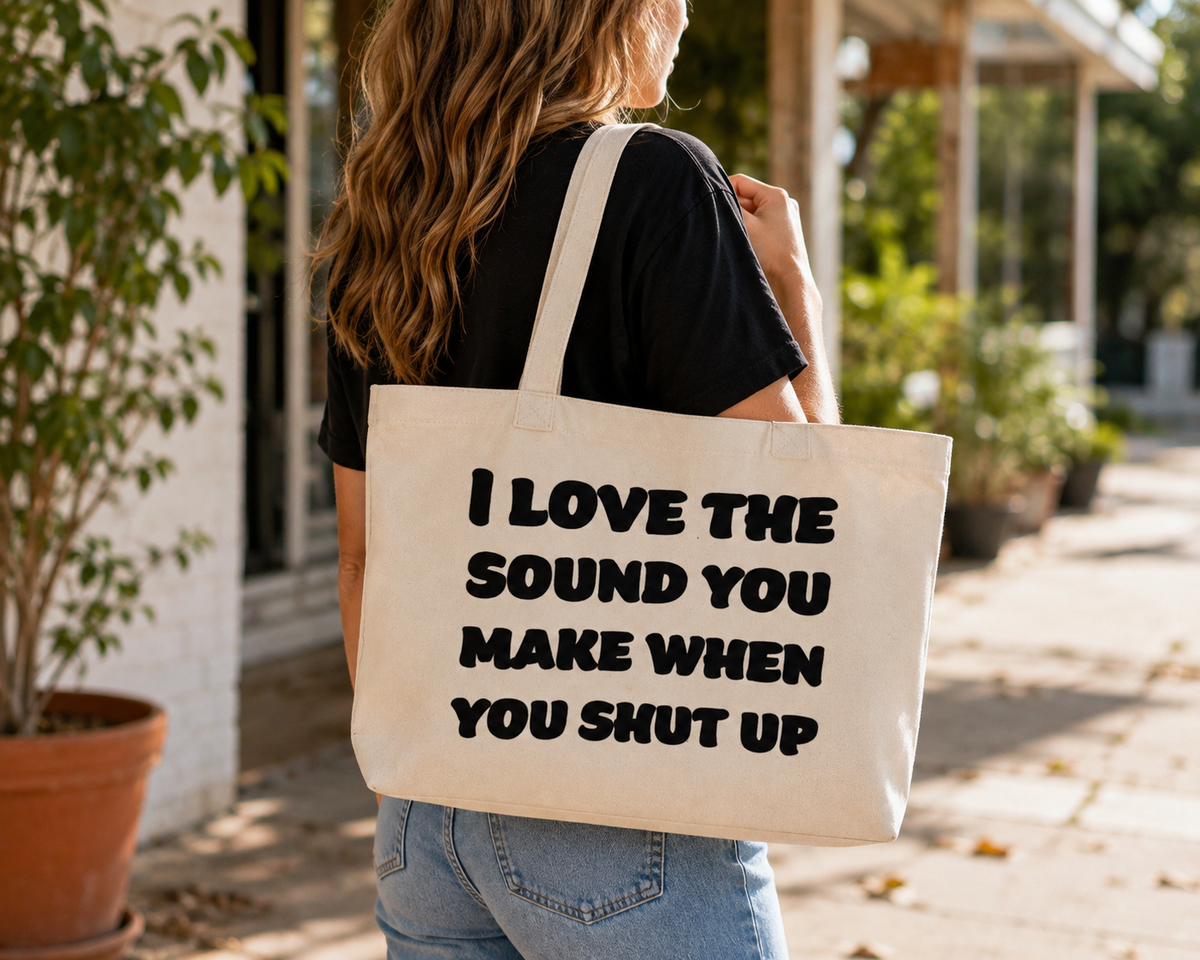 Sound you make when you shut up