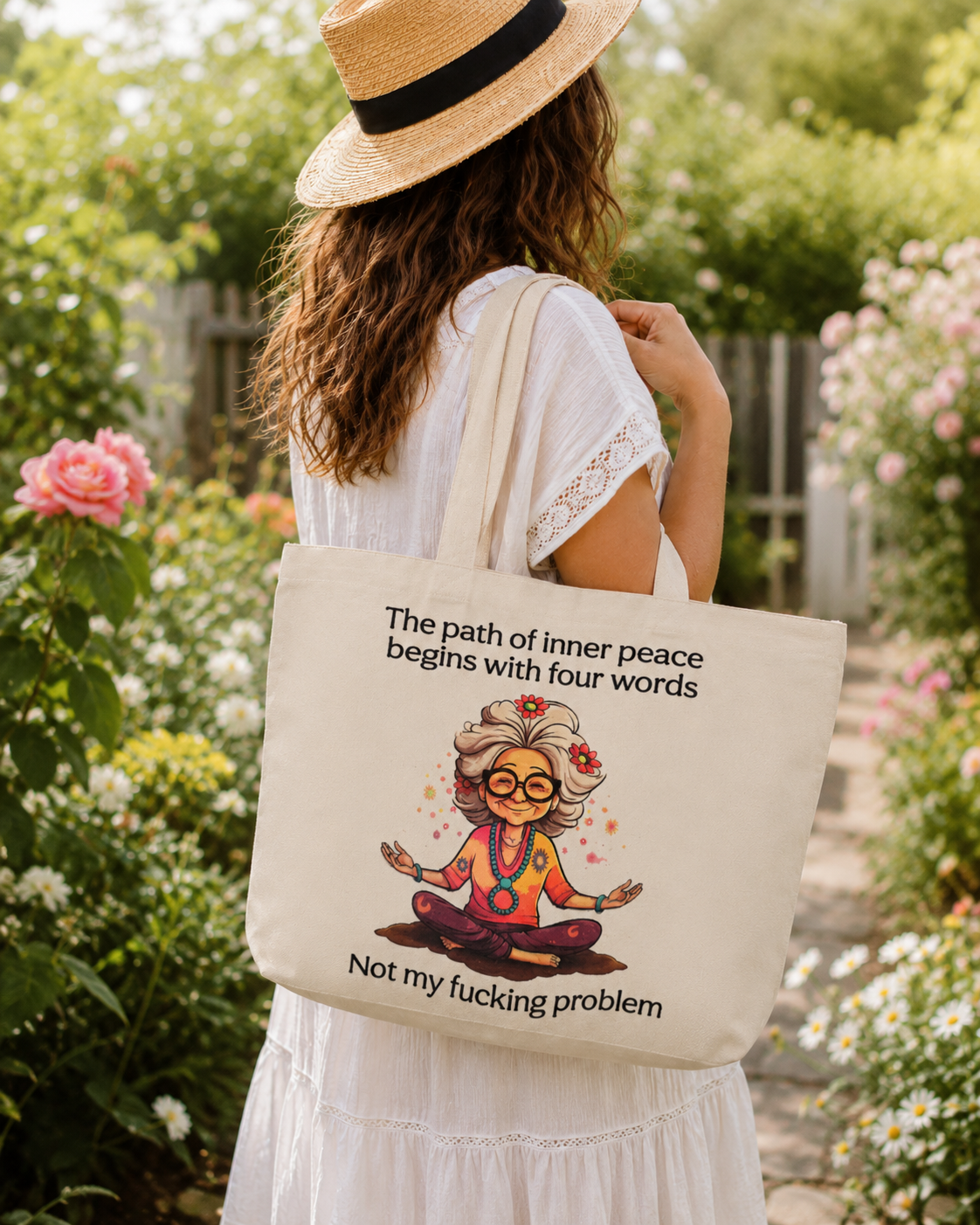 Inner Peace – Not My Problem Tote Bag